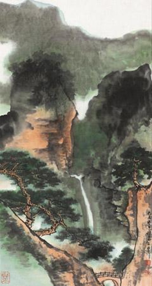 Landscape by Xie Zhiliu