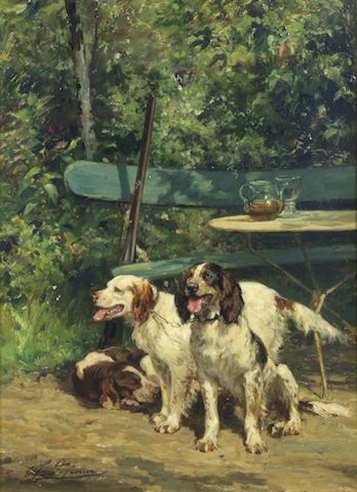 Les chiens de la chasse by Olivier de Penne