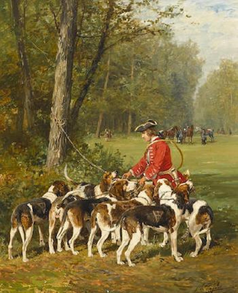 Preparation for the hunt by Olivier de Penne