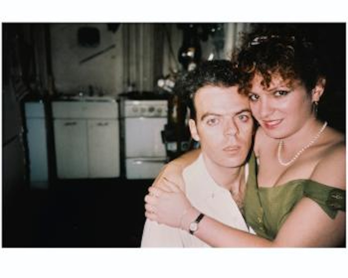Nan On Brian's Lap, Nan's Birthday, New York by Nan Goldin