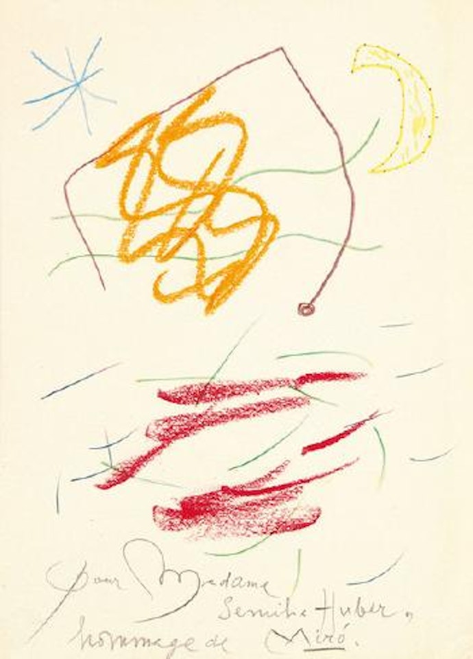 Pour Madame Semiha Huber by Joan Miró