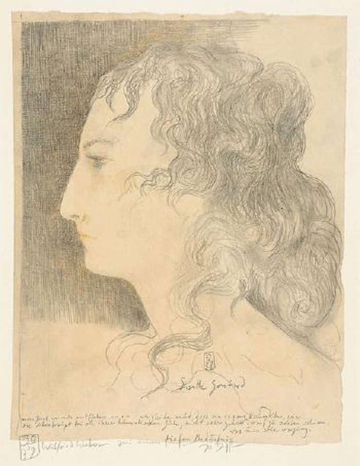Susette Gontard by Horst Janssen