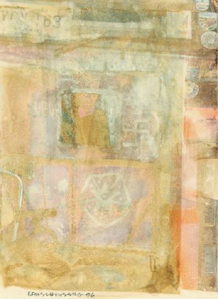 Shield (Anagrams) by Robert Rauschenberg
