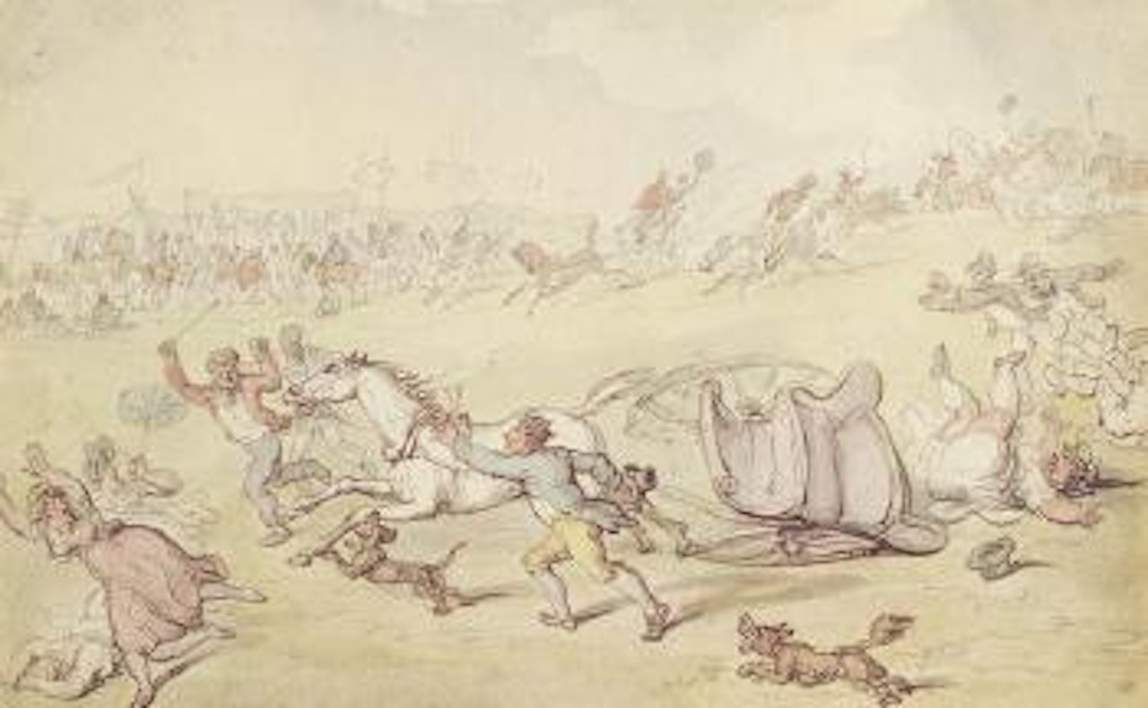 The Runaway Horse by Thomas Rowlandson