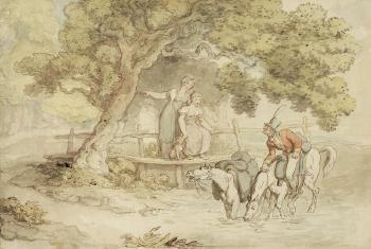 Showing the way by Thomas Rowlandson