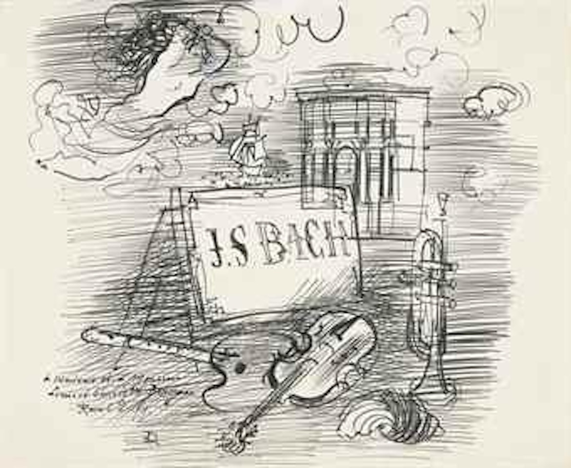 J.S. Bach by Raoul Dufy