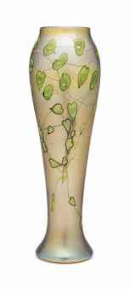 A monumental favrile glass vase by Tiffany Studios