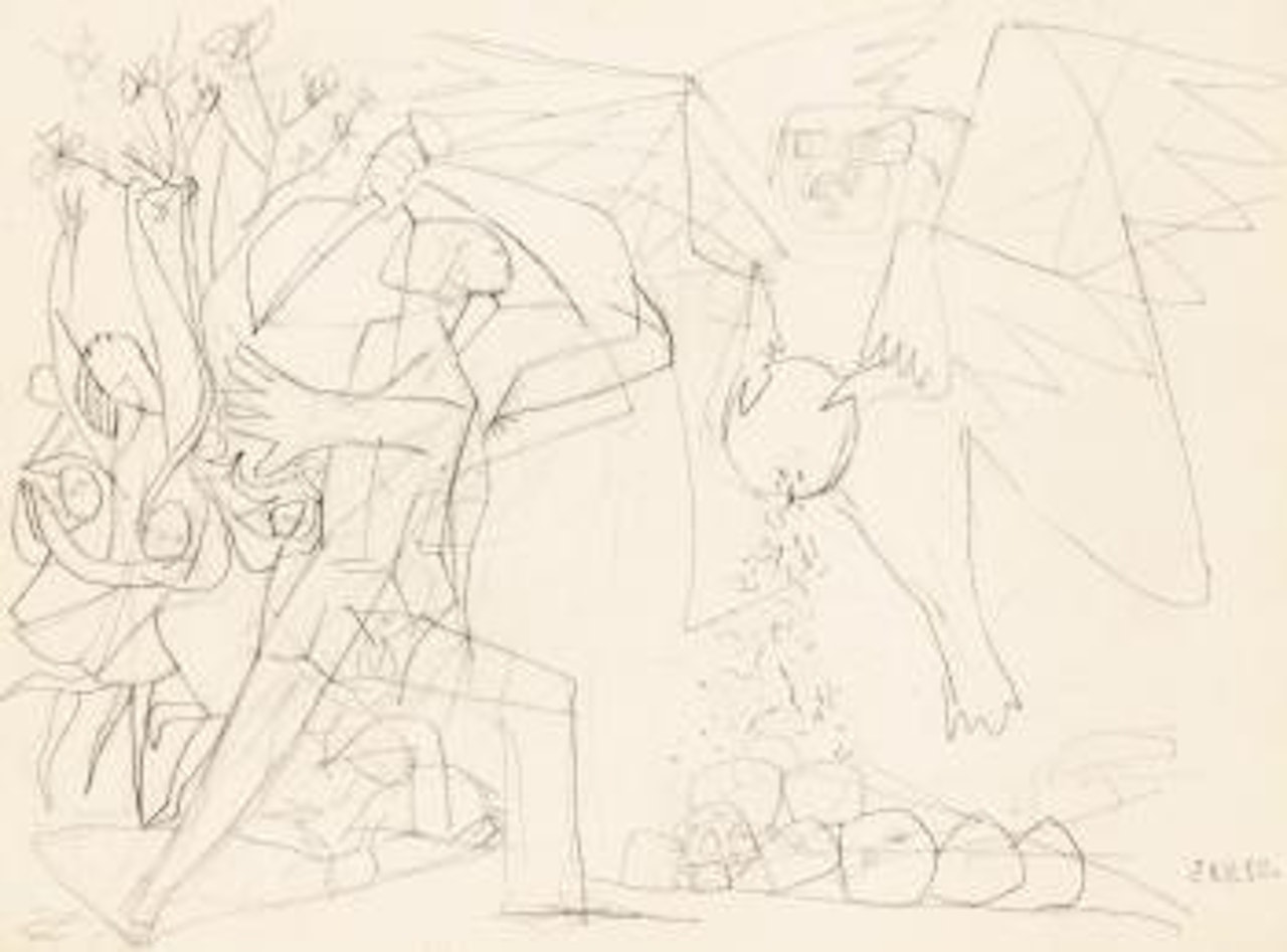 Étude Pour La Guerre Et La Paix by Pablo Picasso