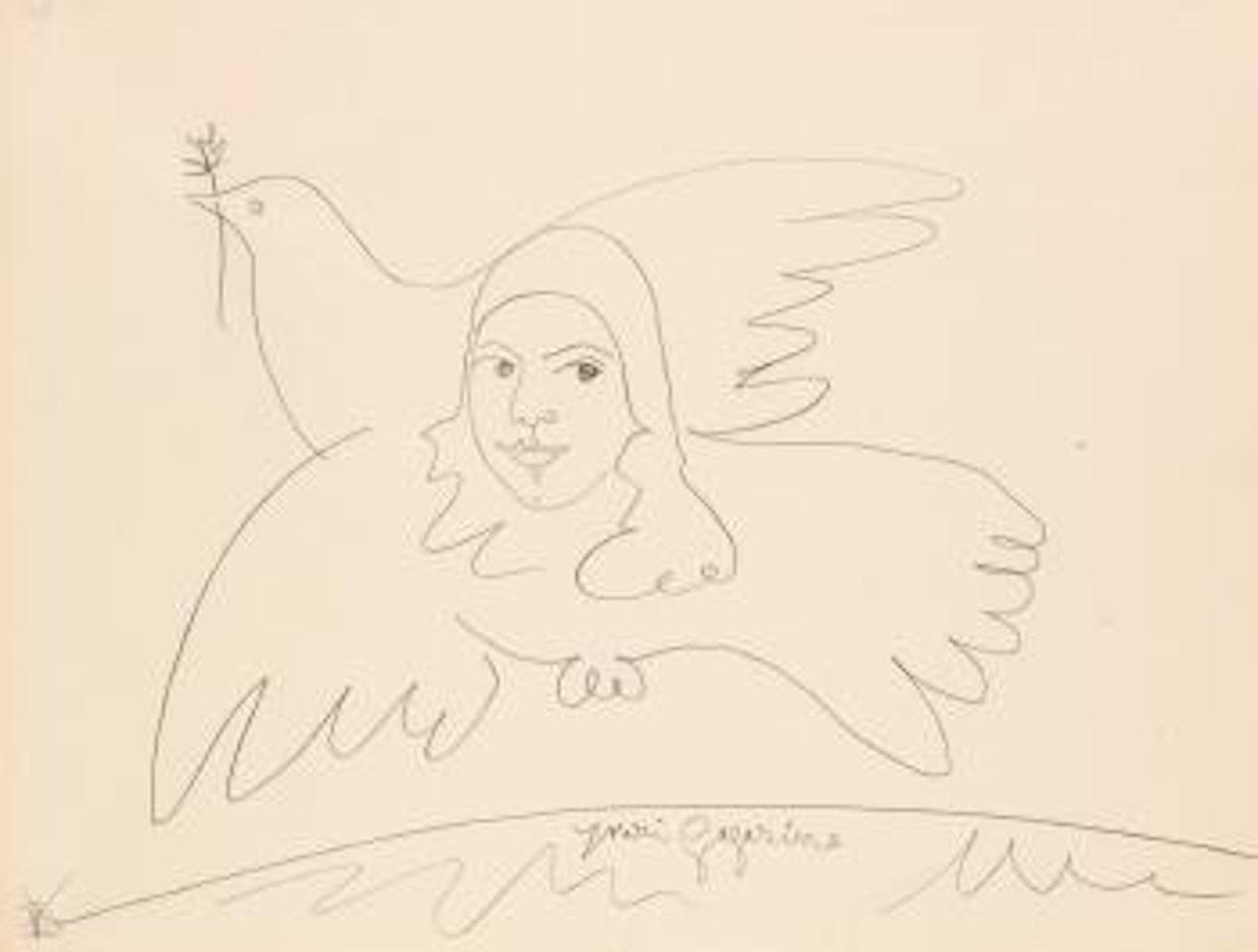 Étude Pour Youri Gagarine by Pablo Picasso