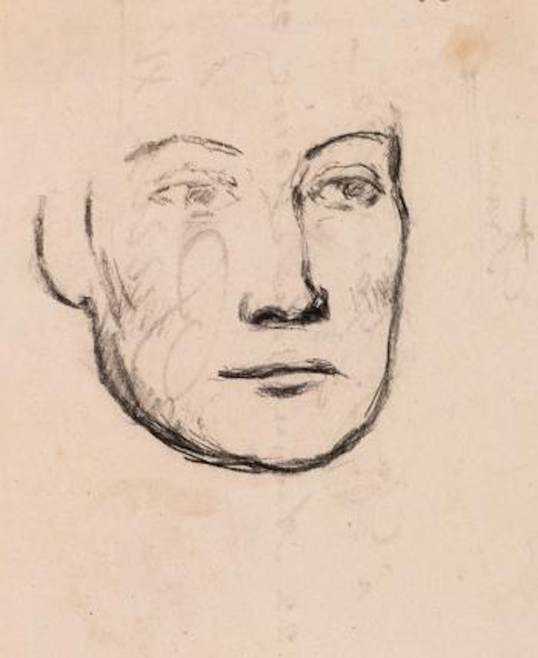 Visage d'homme de trois quarts by Pablo Picasso