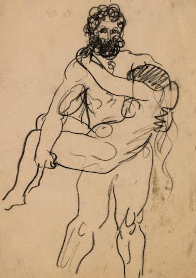 Homme portant sa compagne by Pablo Picasso