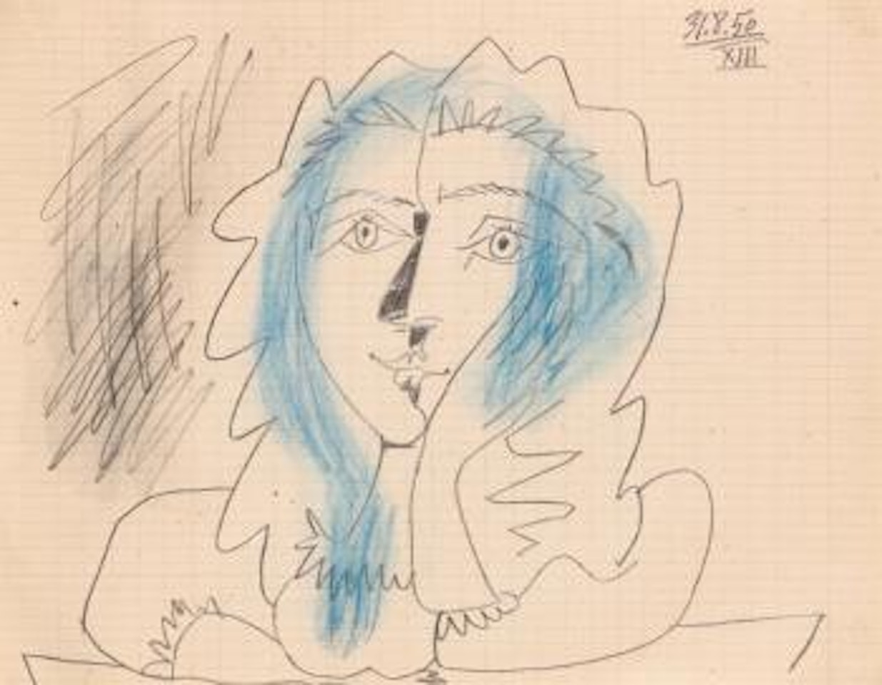 Chevelure Bleue by Pablo Picasso