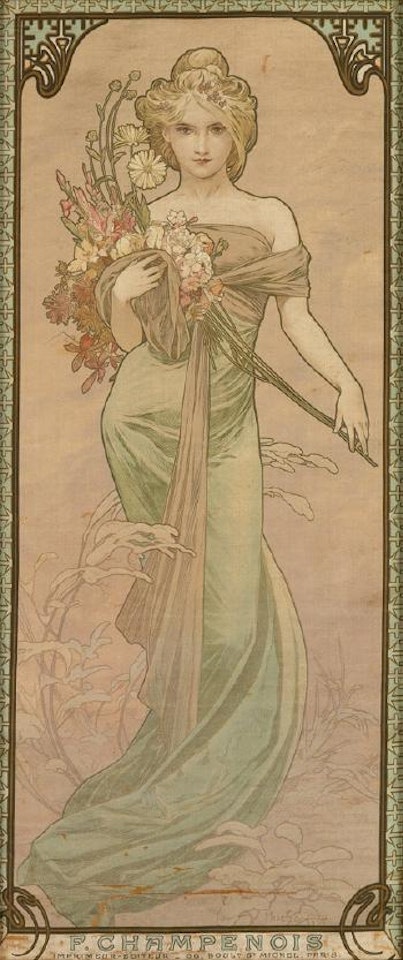 The Seasons by Alphonse Mucha