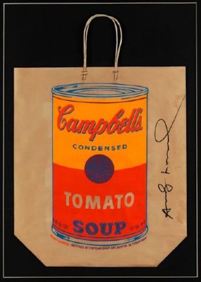 Campbell's Tomato Soup Bag by Andy Warhol