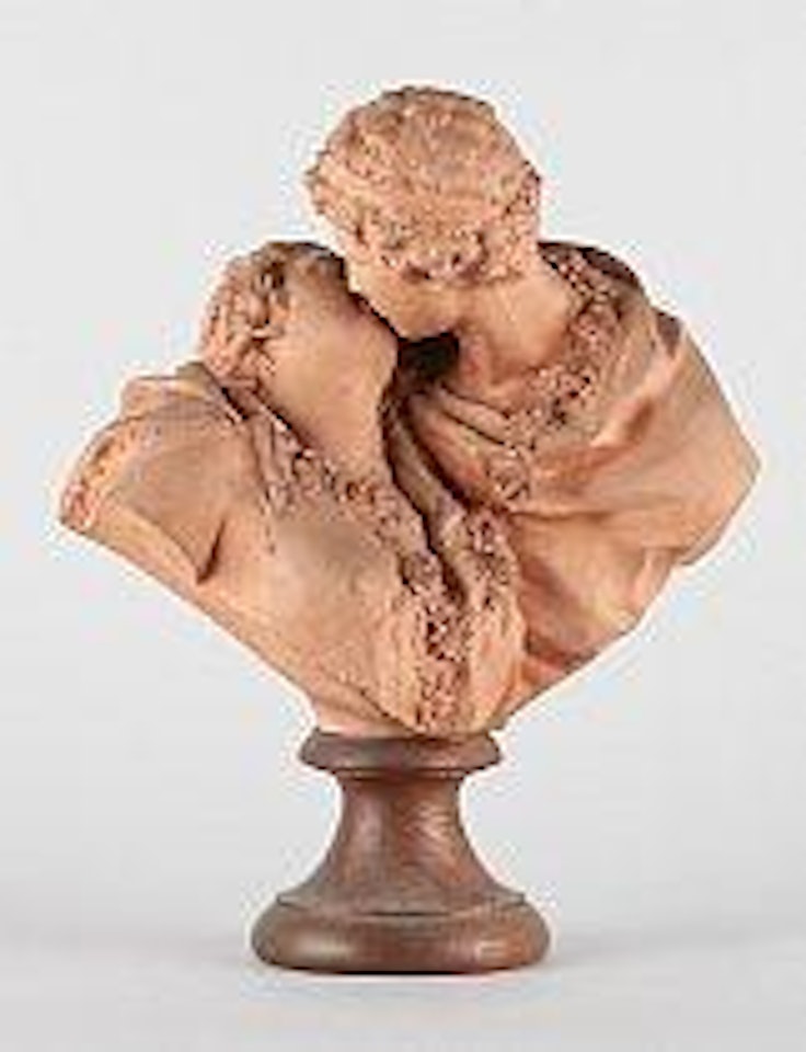 Le baiser by Jean-Antoine Houdon