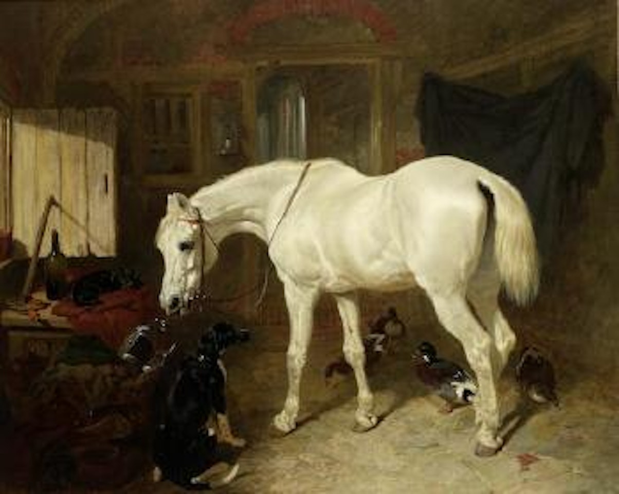 Old Friends by John Frederick Herring
