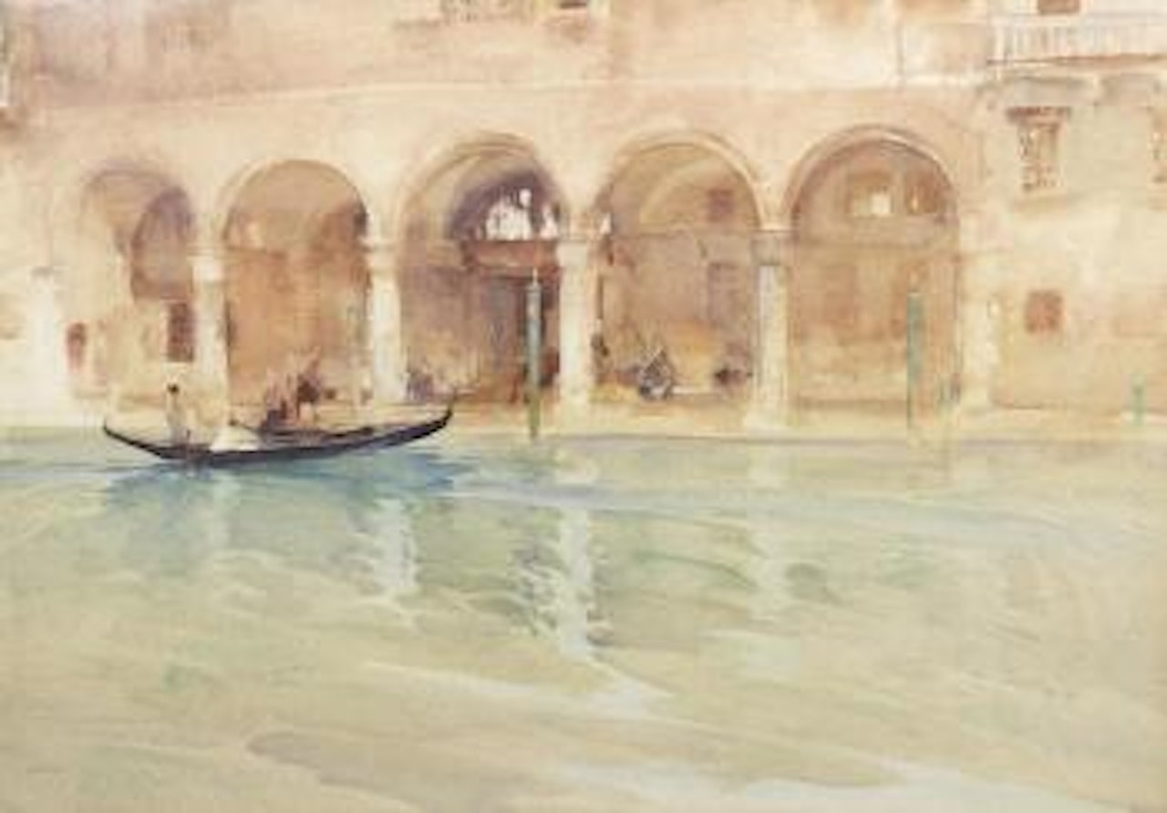 The Palace with green posts by William Russell Flint