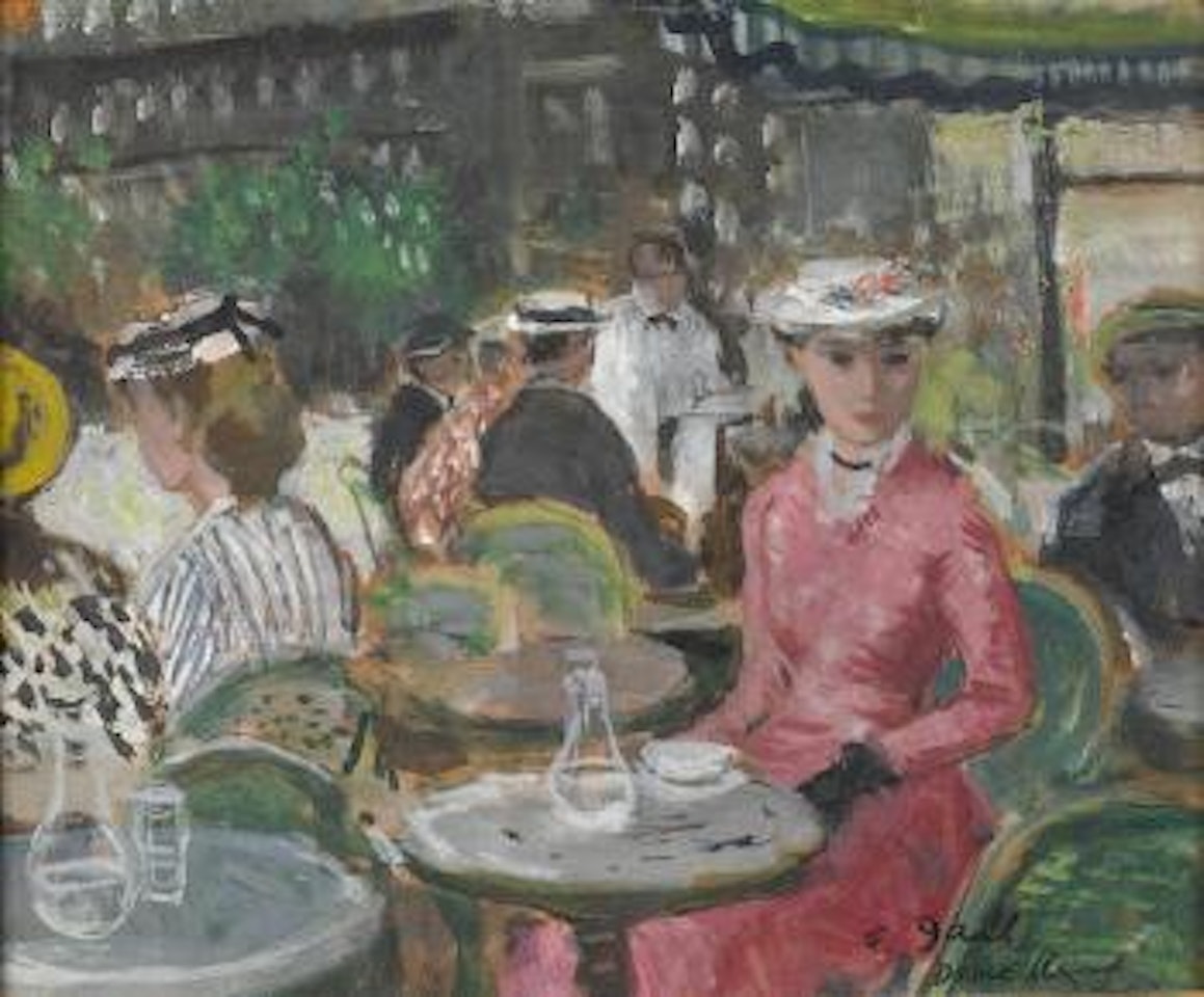 L'éte aux Deux Magots, circa 1953 by François Gall