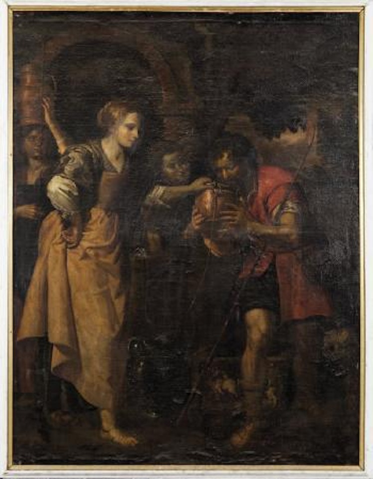 Rebecca ed Eleazzaro al Pozzo by Domenico Fiasella