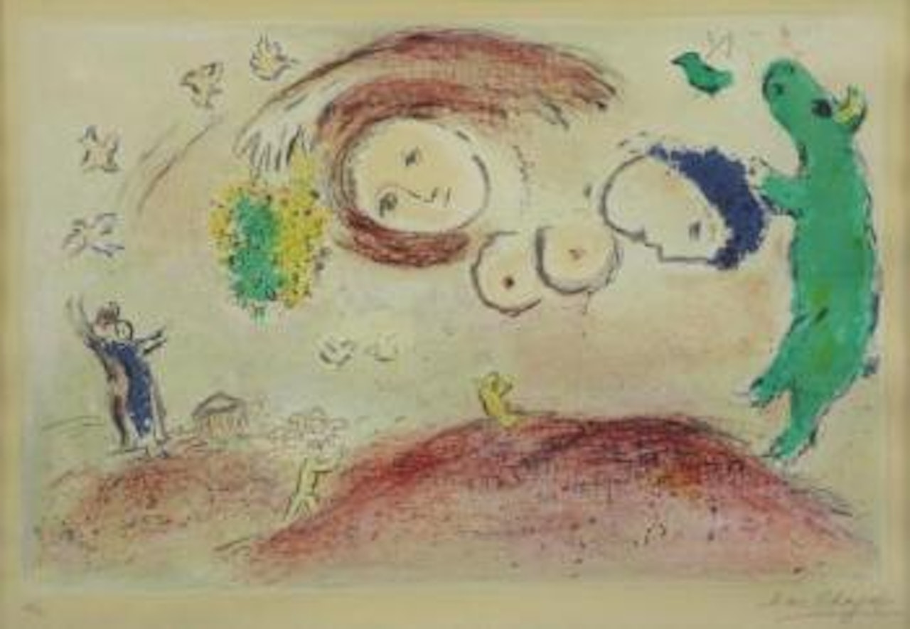 Printemps au Pré by Marc Chagall