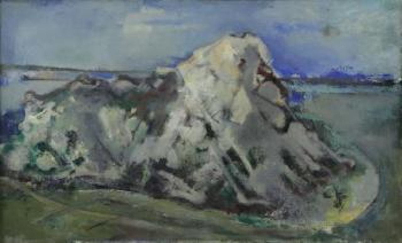 Rock near the sea by Joseph Floch