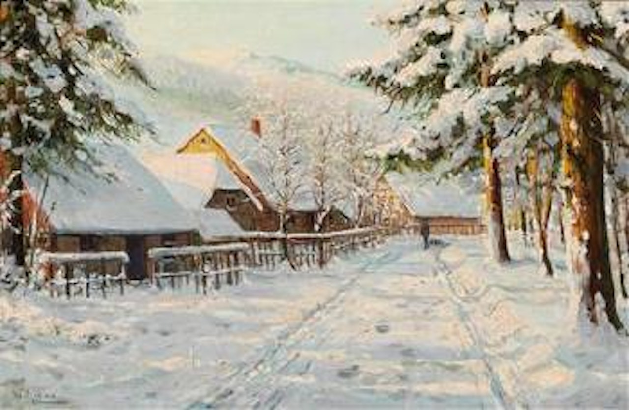 A winter day by Walter Moras