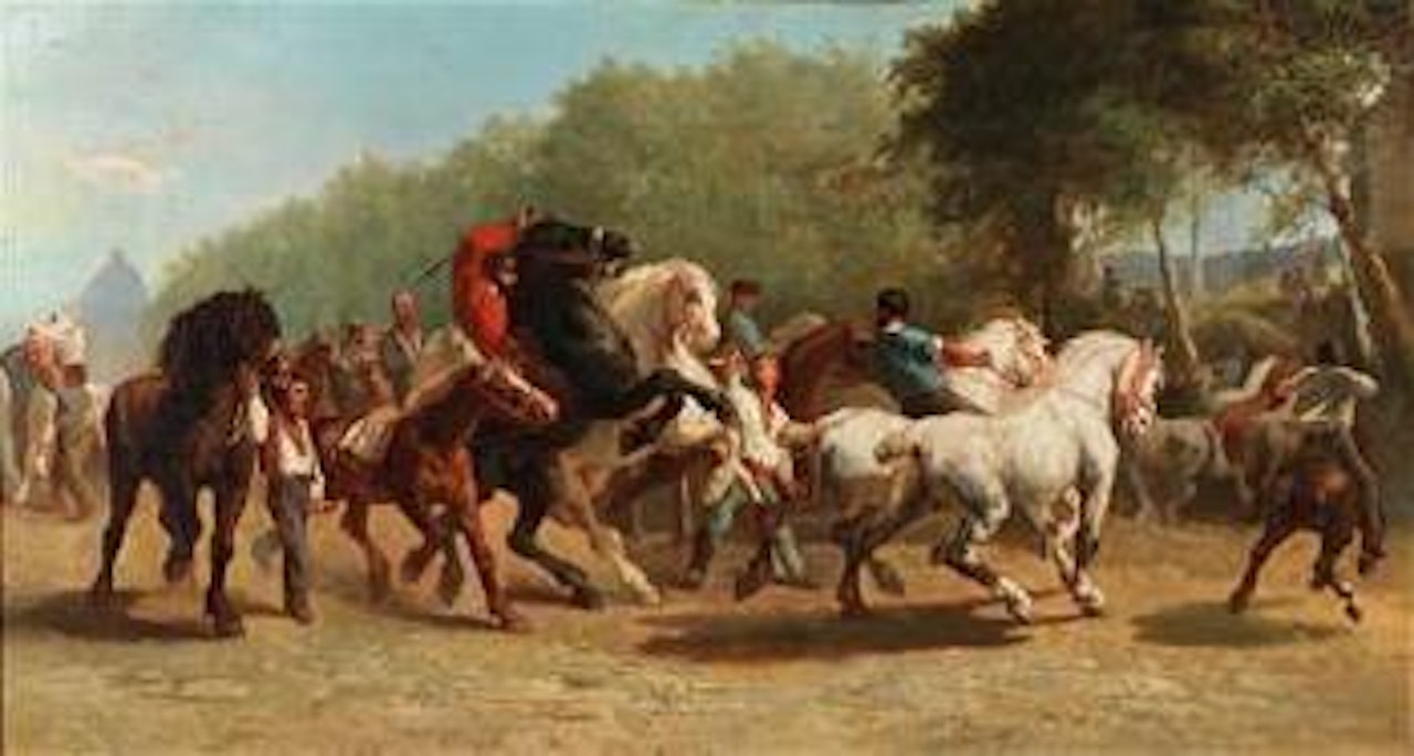 The Horse Market after Rosa Bonheur (1822-1899) by Rosa Bonheur