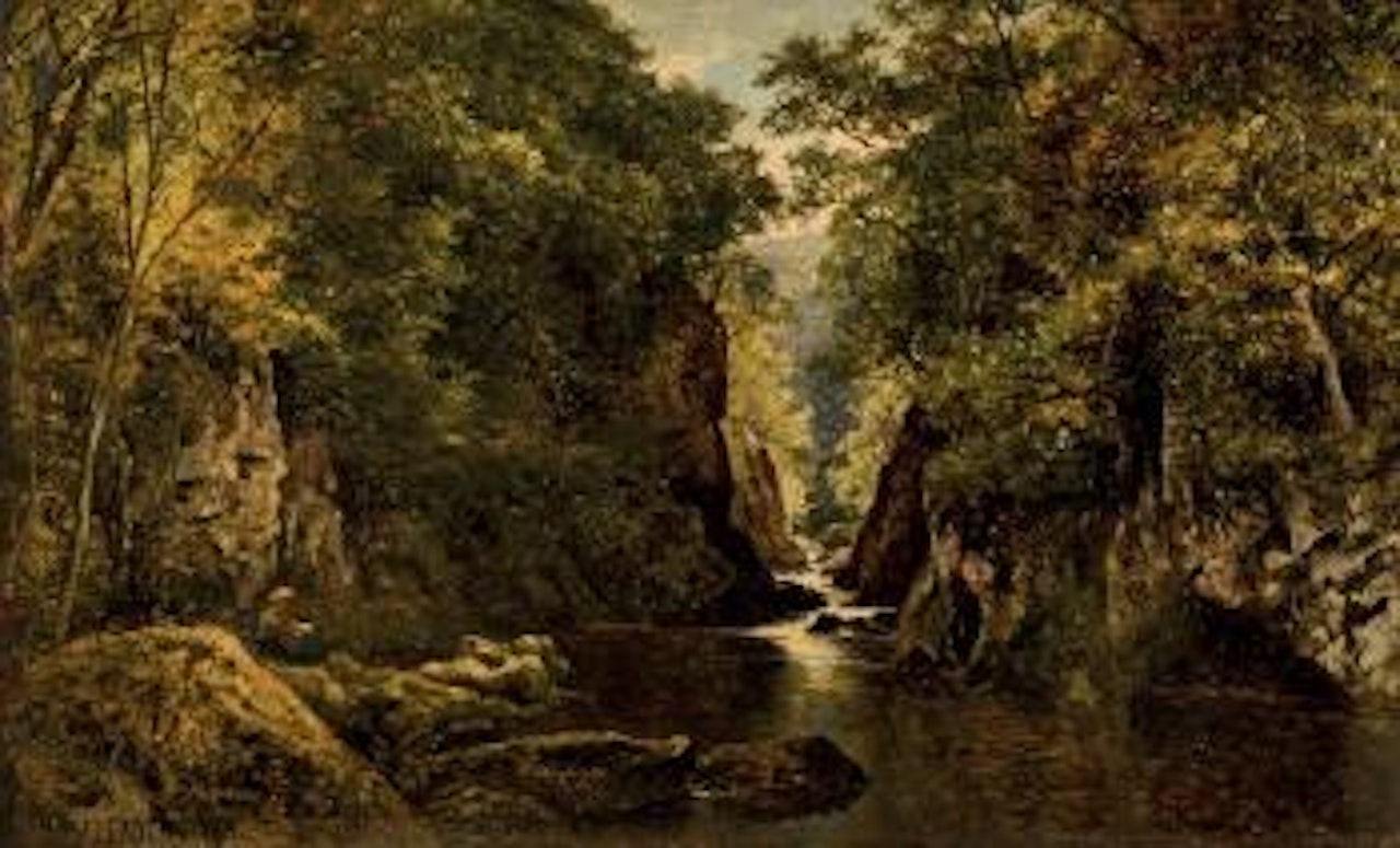 El bosque by Benjamin Williams Leader