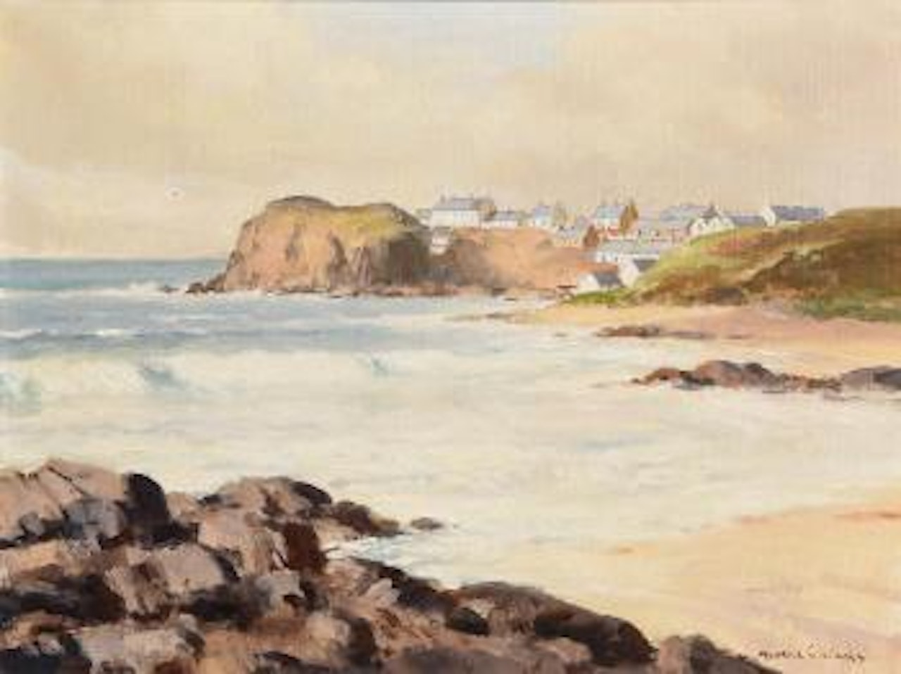 Foreshore, Portrush by Maurice Canning Wilks