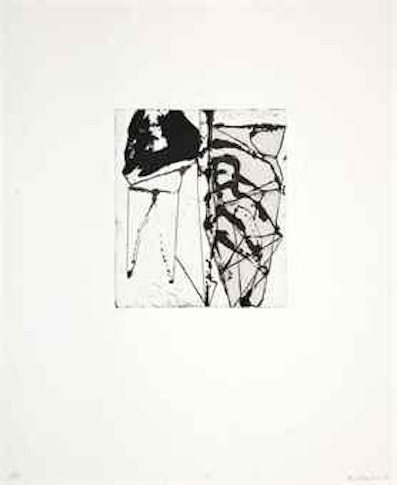 Etchings to Rotrouth: two plates by Brice Marden
