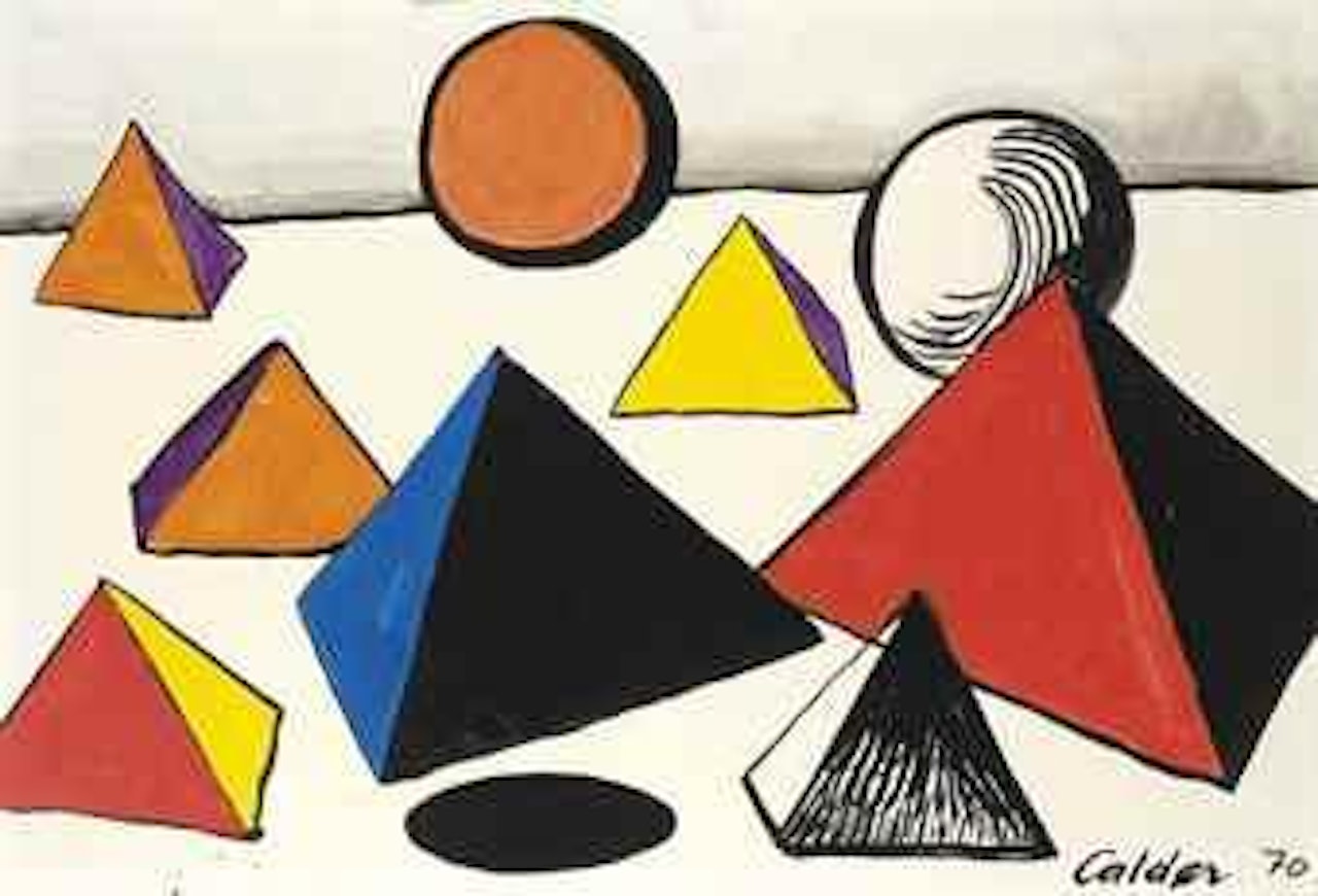 Pyramids and Worlds by Alexander Calder