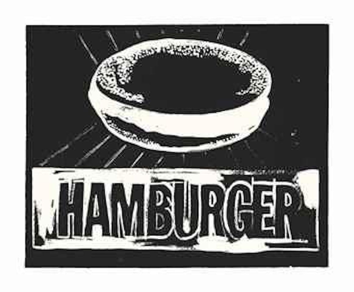 Hamburger by Andy Warhol