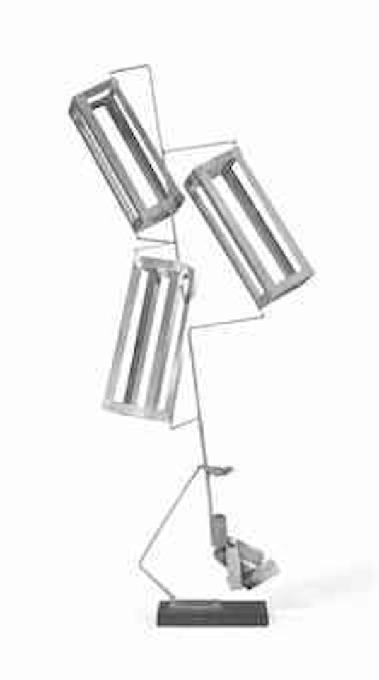 Three Parallelepipeds II by George Rickey