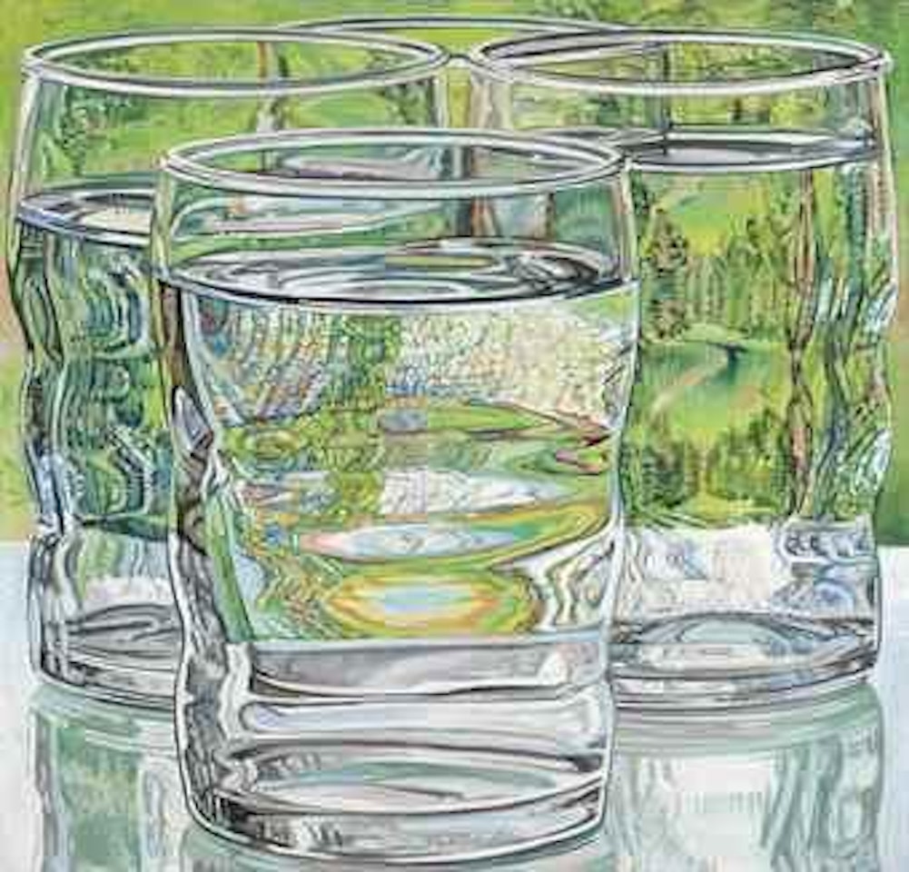 Skowhegan water glasses by Janet Fish