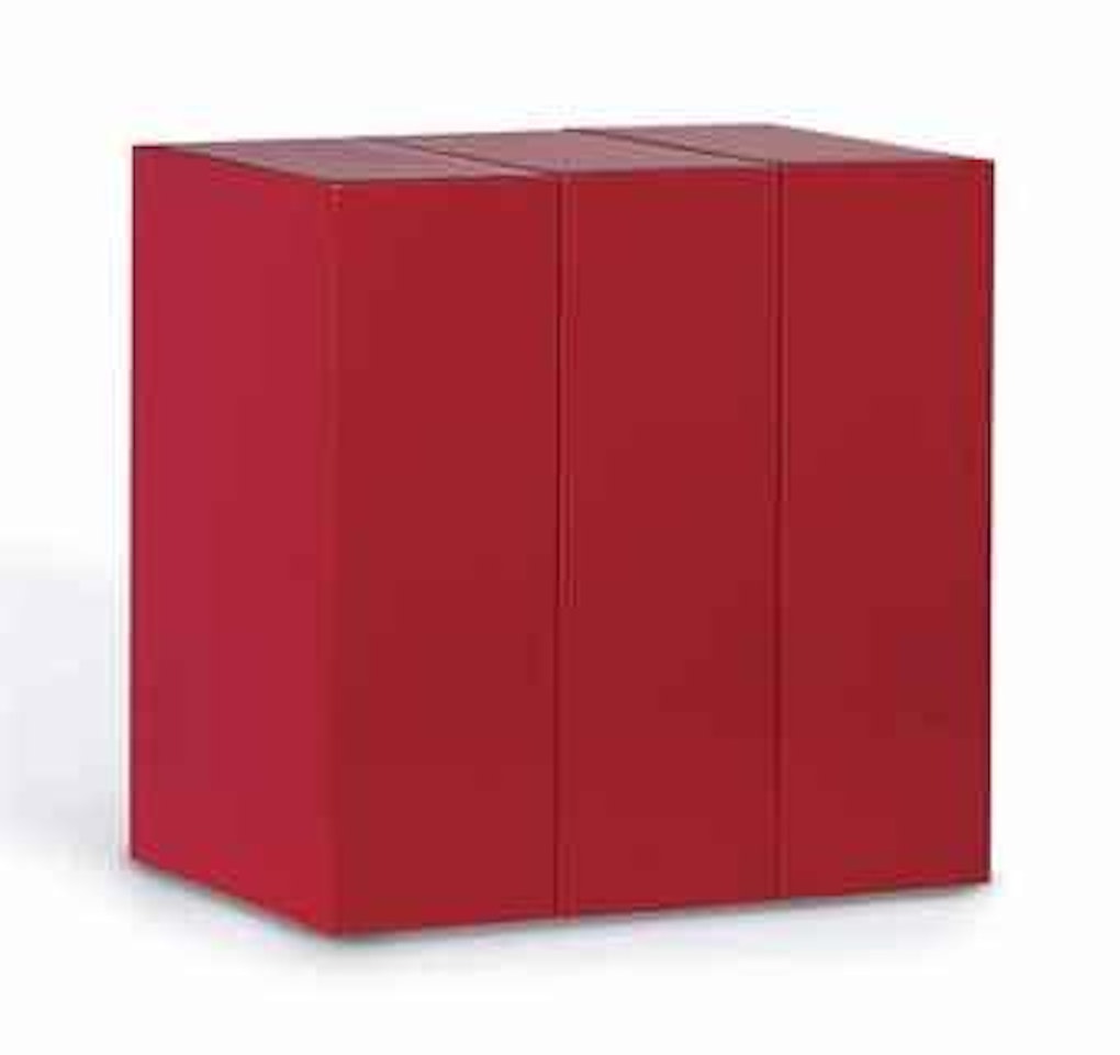 Red Block in Three Parts by John Mccracken