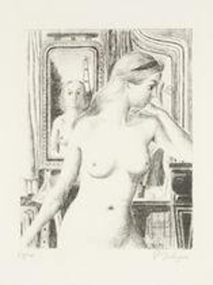 Le reflet by Paul Delvaux