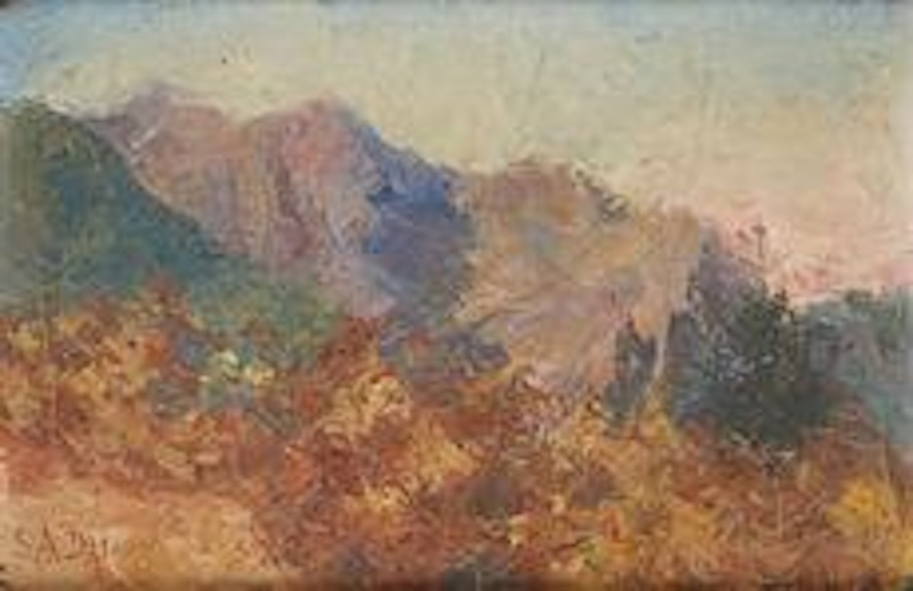 Paysage montagneux by Sha Qi