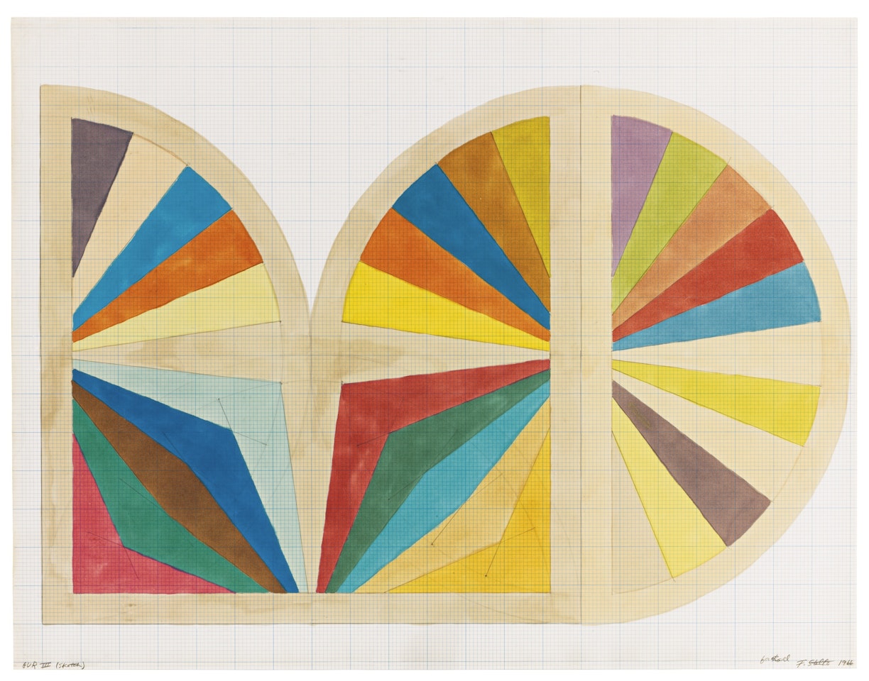GUR III (SKETCH) by Frank Stella