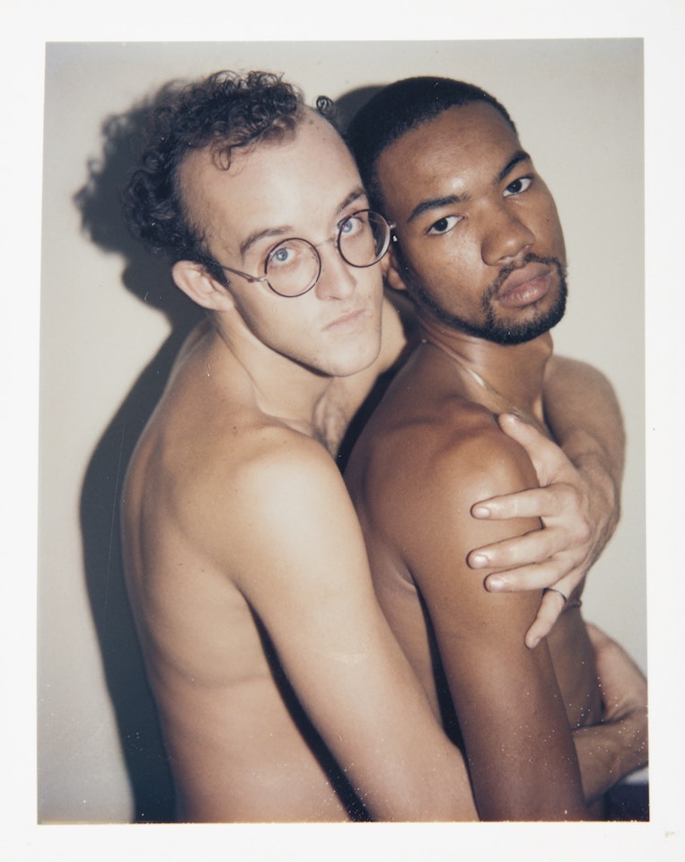 KEITH HARING AND JUAN DUBOSE by Andy Warhol