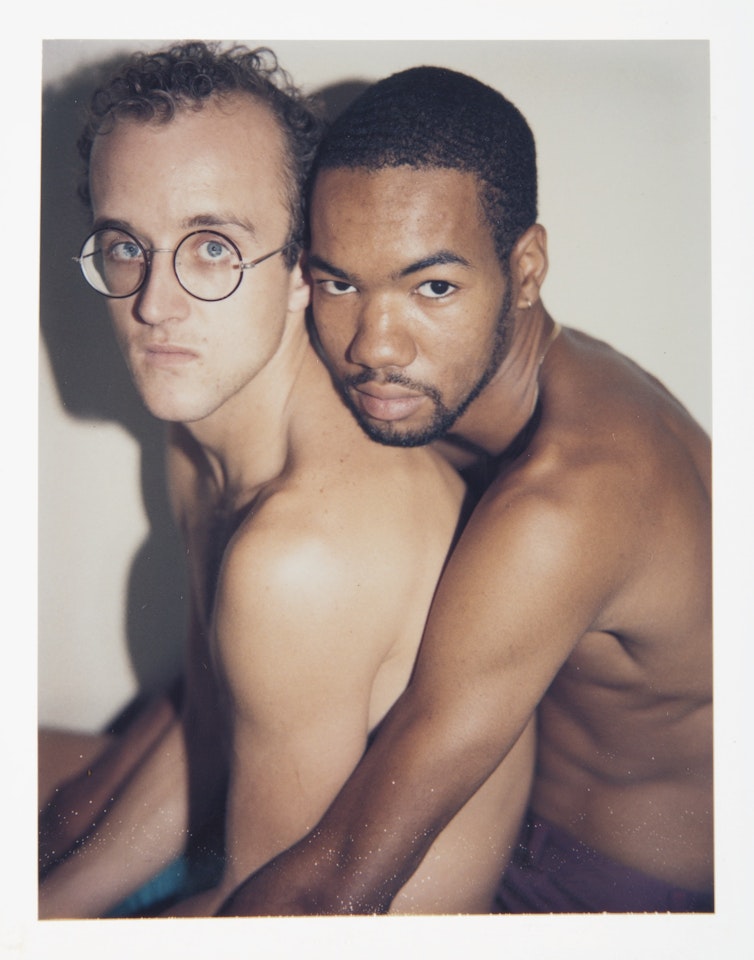 KEITH HARING AND JUAN DUBOSE by Andy Warhol