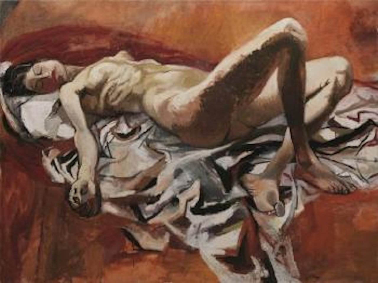 Nudo sdraiato by Renato Guttuso