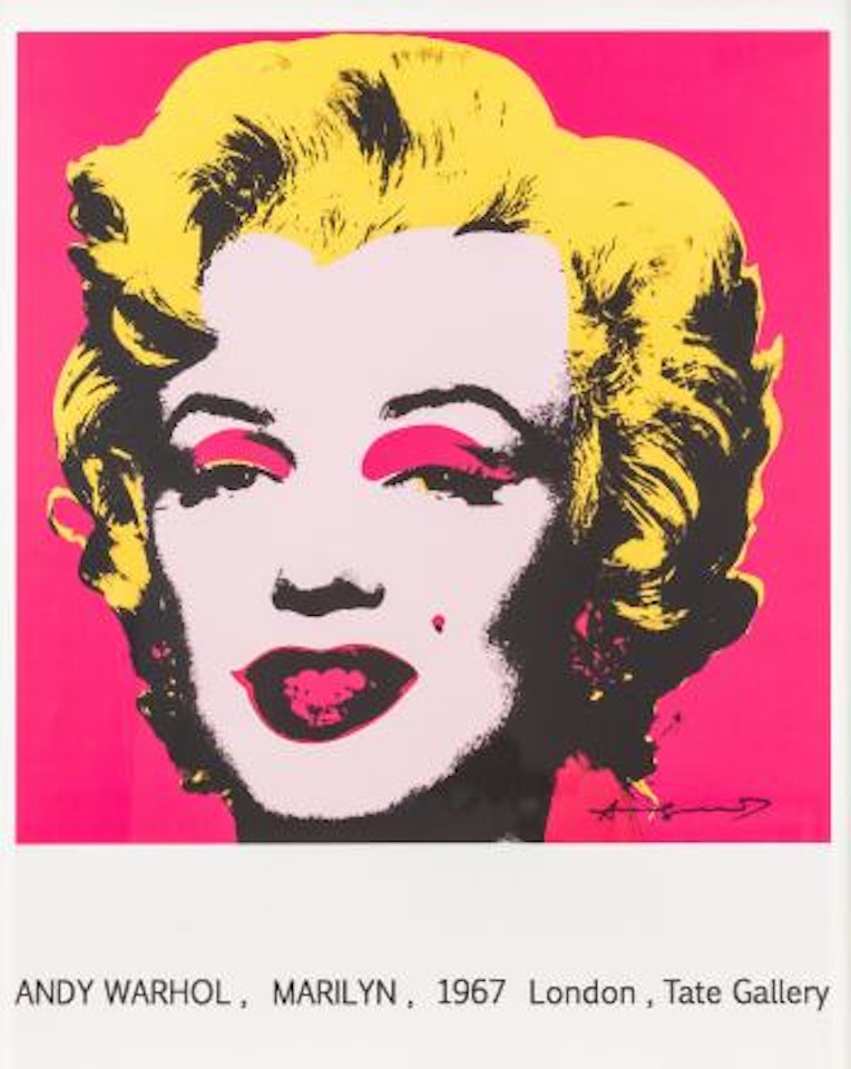 MARILYN (Ausstellungsplakat Tate Gallery) by Andy Warhol