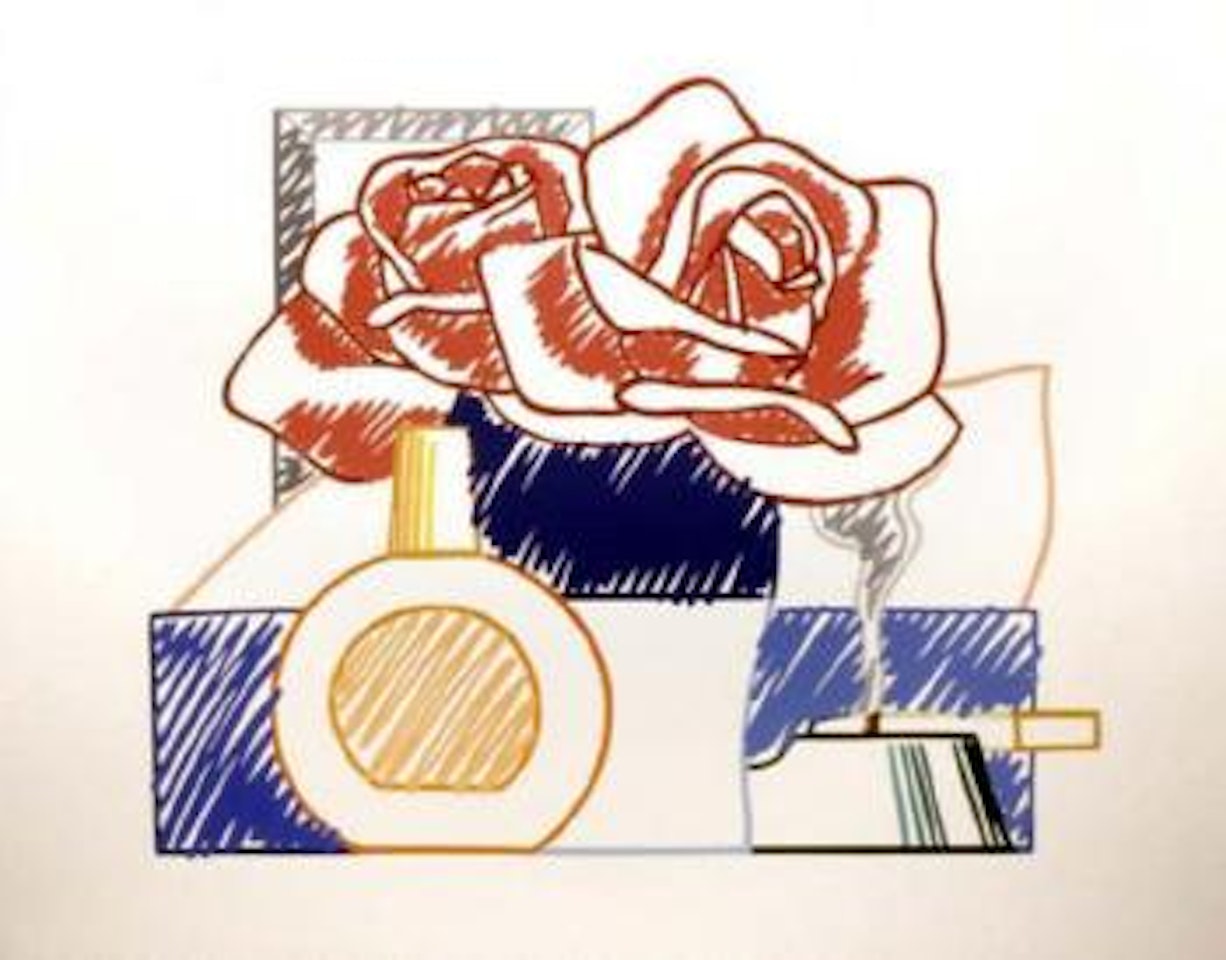 Scribble version of still life by Tom Wesselmann