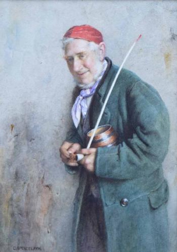 Old Nicotinus by Charles Spencelayh