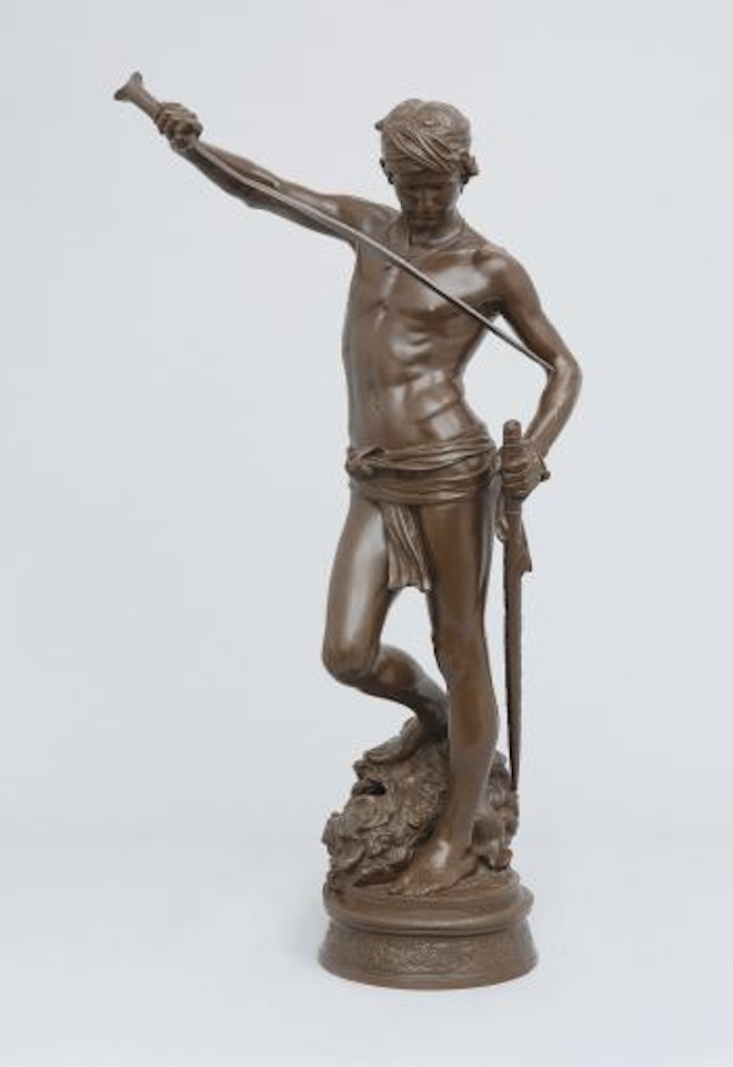 David vainqueur by Marius Jean Antonin Mercie