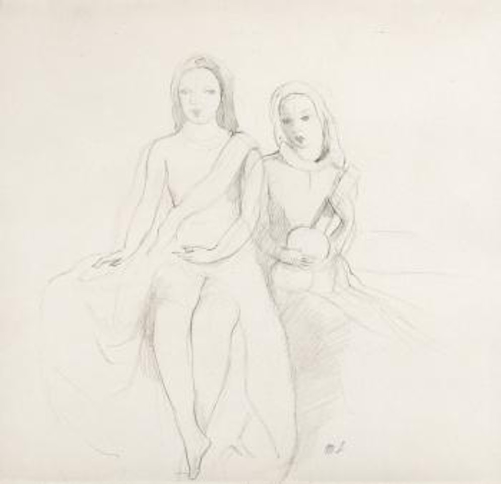 De muziekles by Marie Laurencin