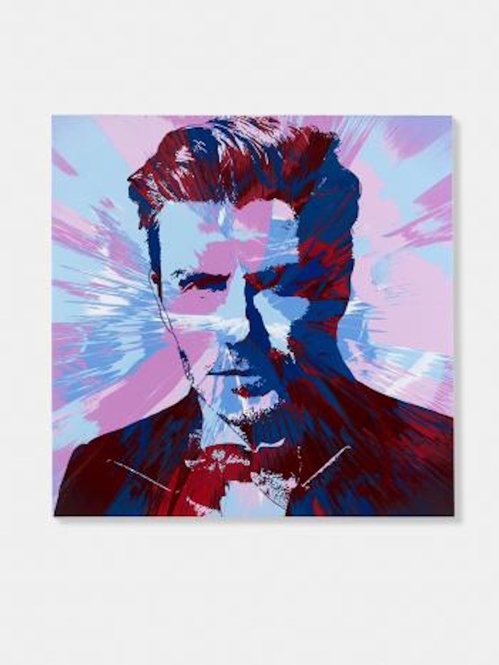 Beautiful David Beckham Spin Painting for Positive View by Damien Hirst