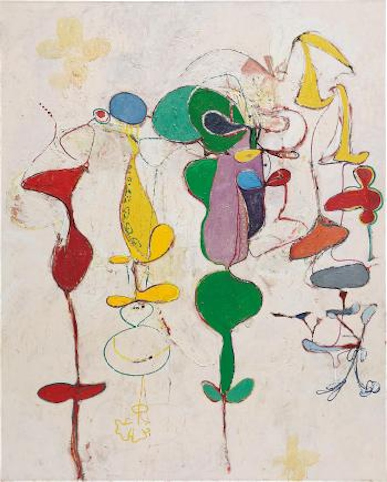 Expanding color painting by George Condo