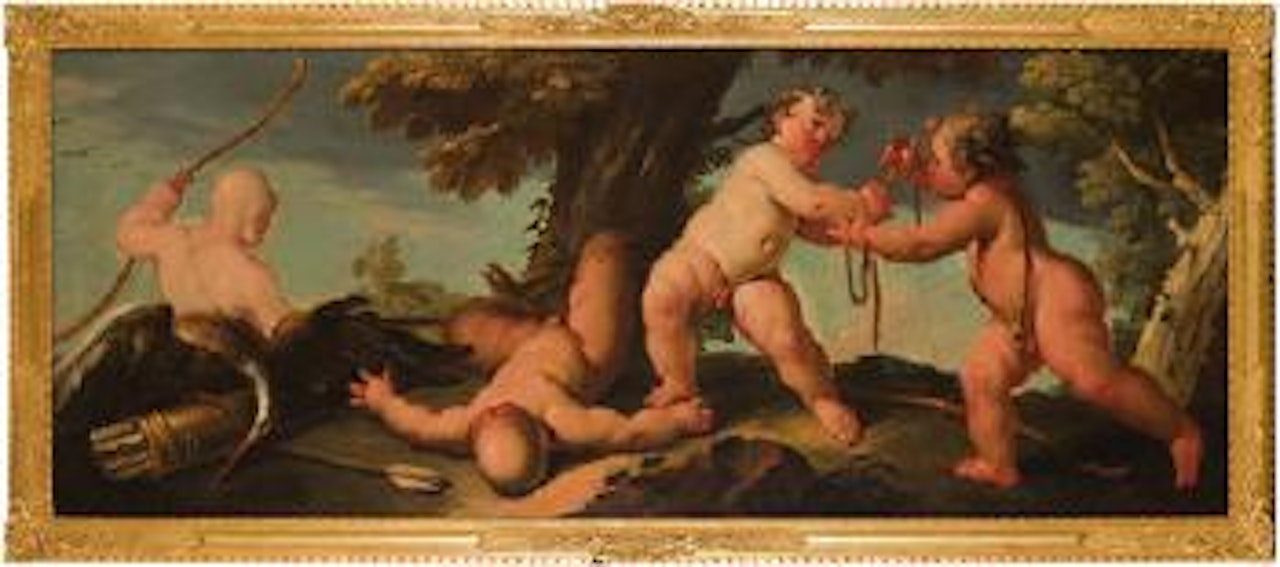 Allegoria dell'Amore con putti by Gaspare Diziani