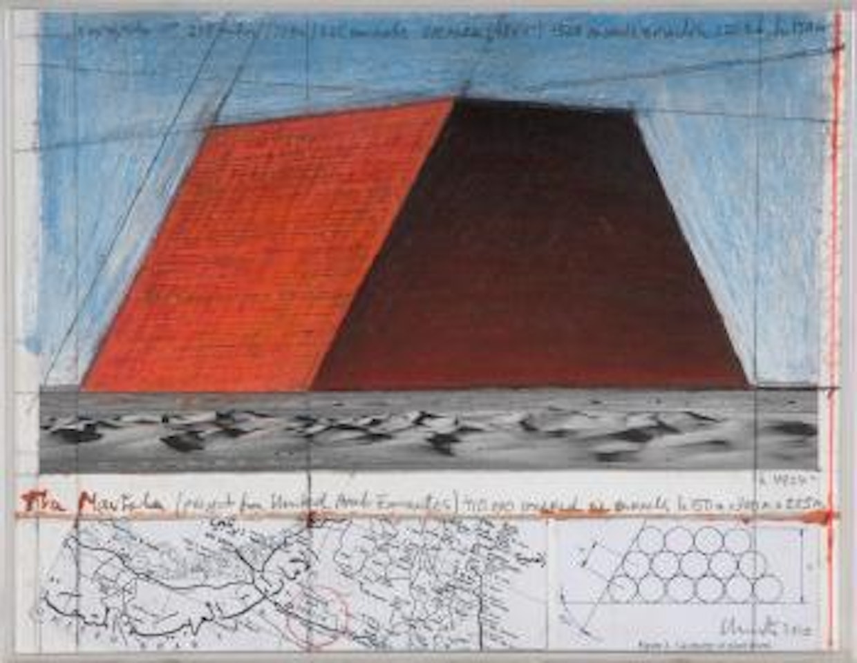 Abu Dhabi Mastaba (Project for United Arab Emirates) by Christo by Christo
